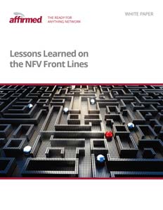 White Paper - Lessons Learned on the NFV Front Lines