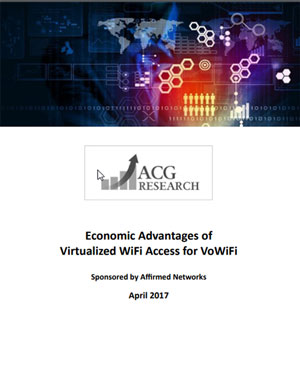 Cover: Economic Advantages of Virtualized WiFi Access for VoWiFi